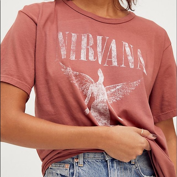 free people nirvana t shirt